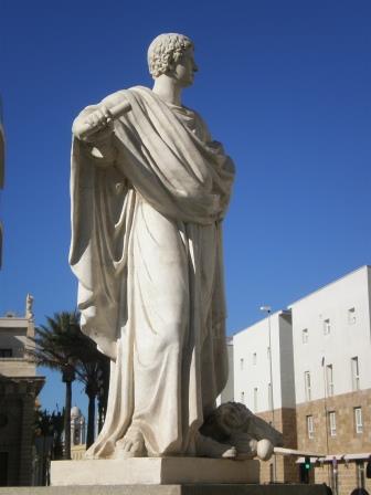 Estatua de Balbo el Menor, Cádiz