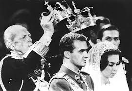 Don Juan Carlos y Doña Sofía el día de su boda en 1962